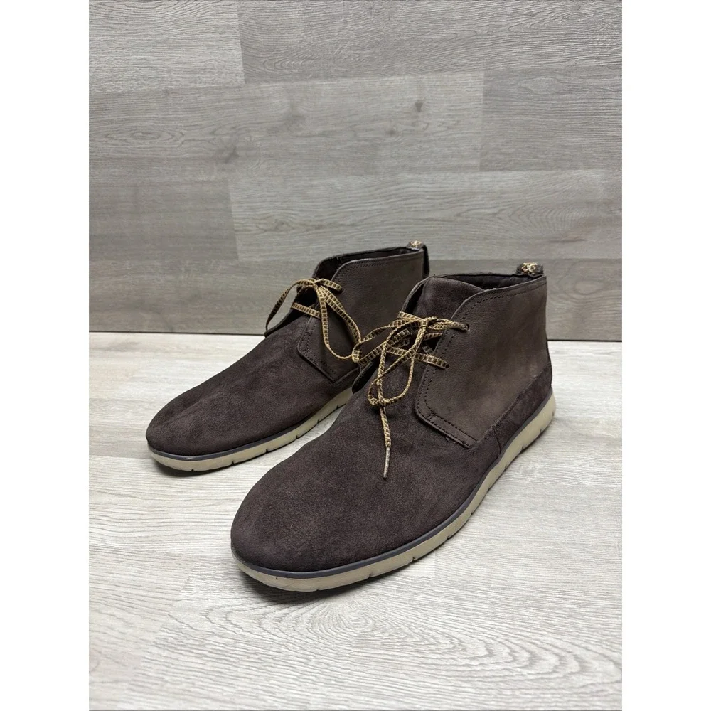 UGG Freamon Waterproof Chukka Boot Brown Suede (US Men's Size 15 EU 49.5) NICE